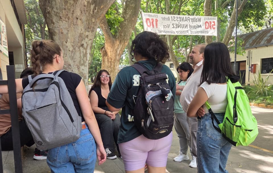 Rectorado aseguró jornada de exámenes sin bajar los brazos por la educación