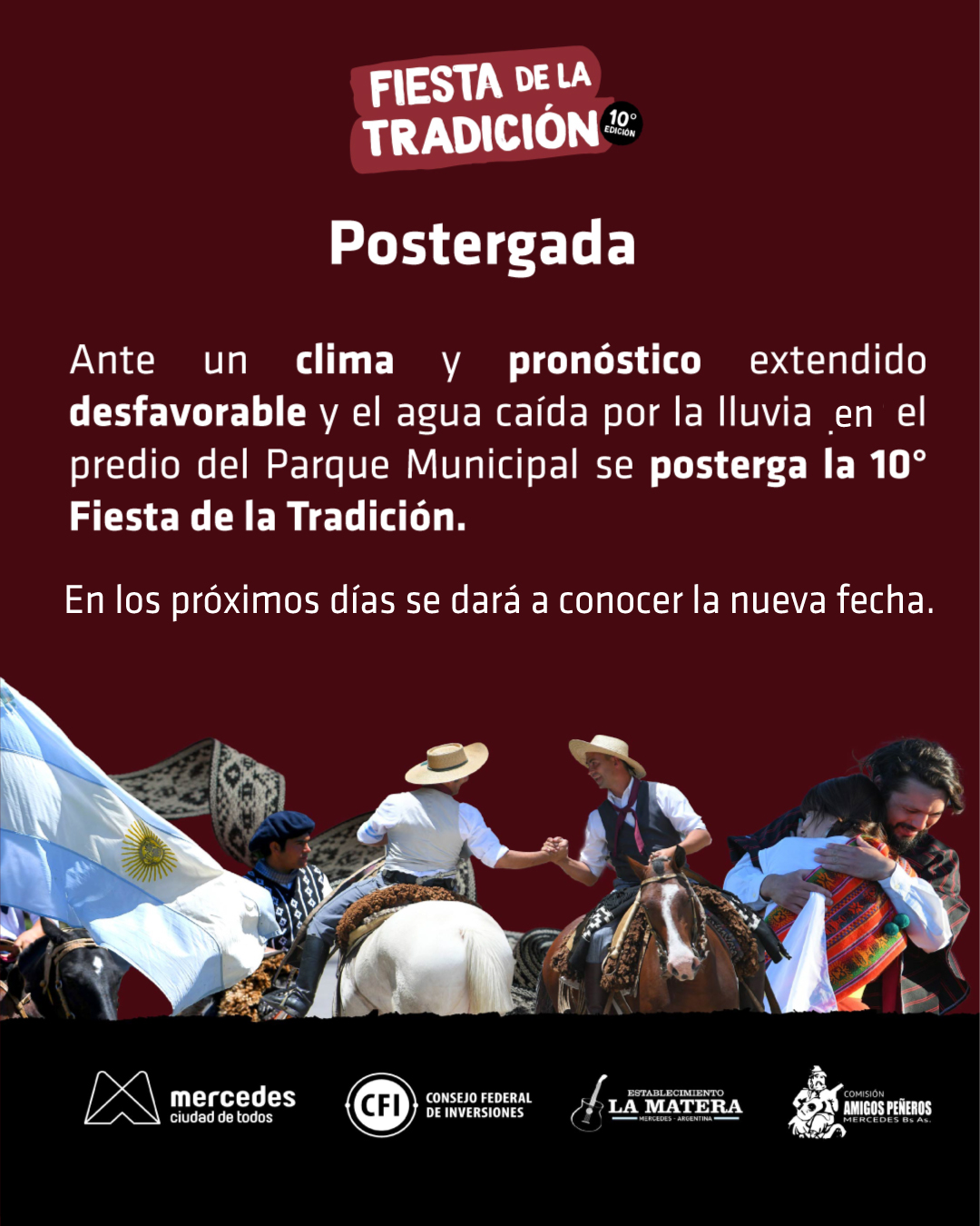 Postergan Fiesta de la Tradición