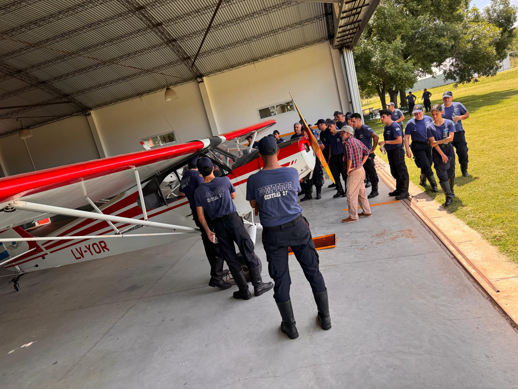 Bomberos Mercedes - Simulacro Aeroclub