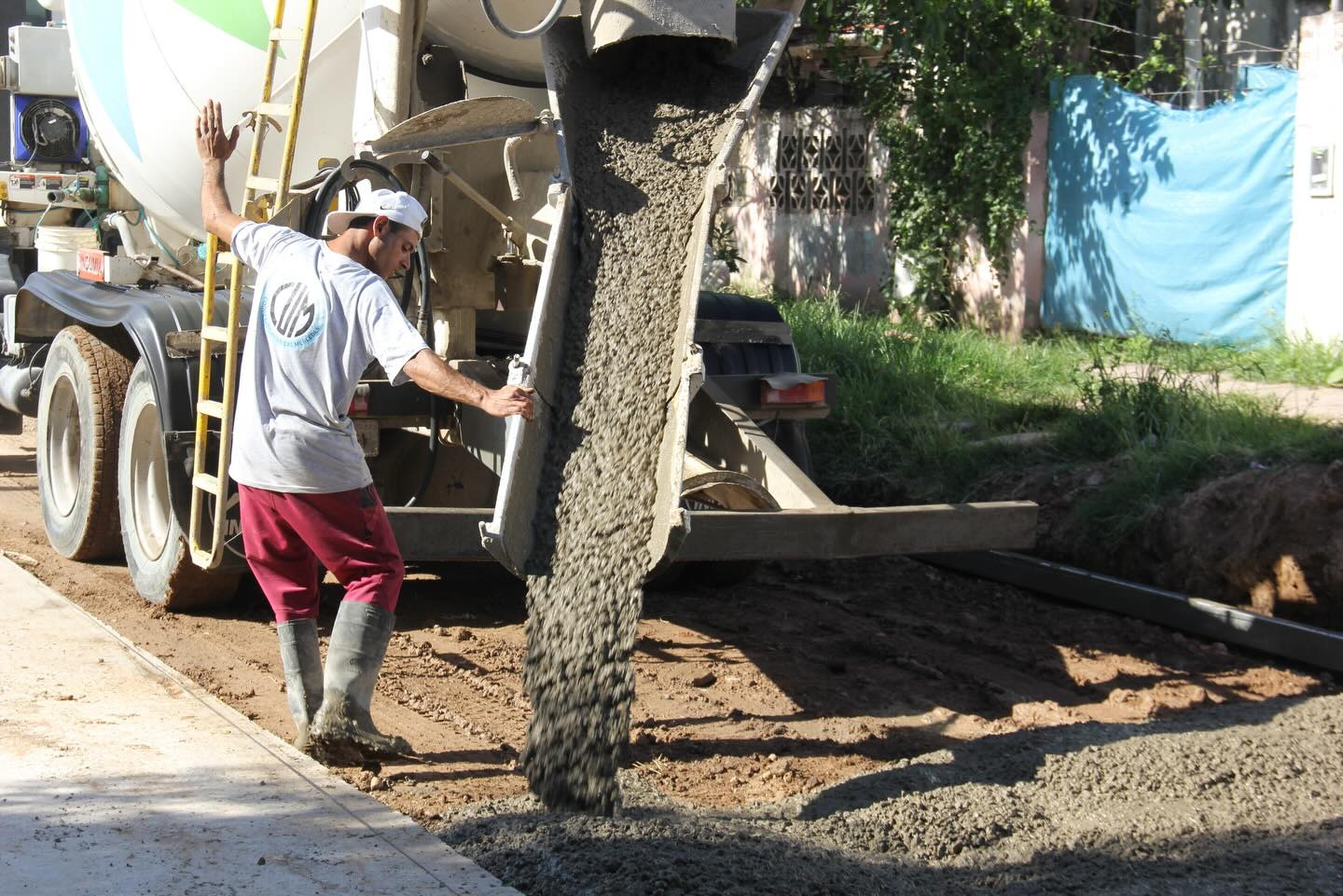 Pavimento en Mercedes