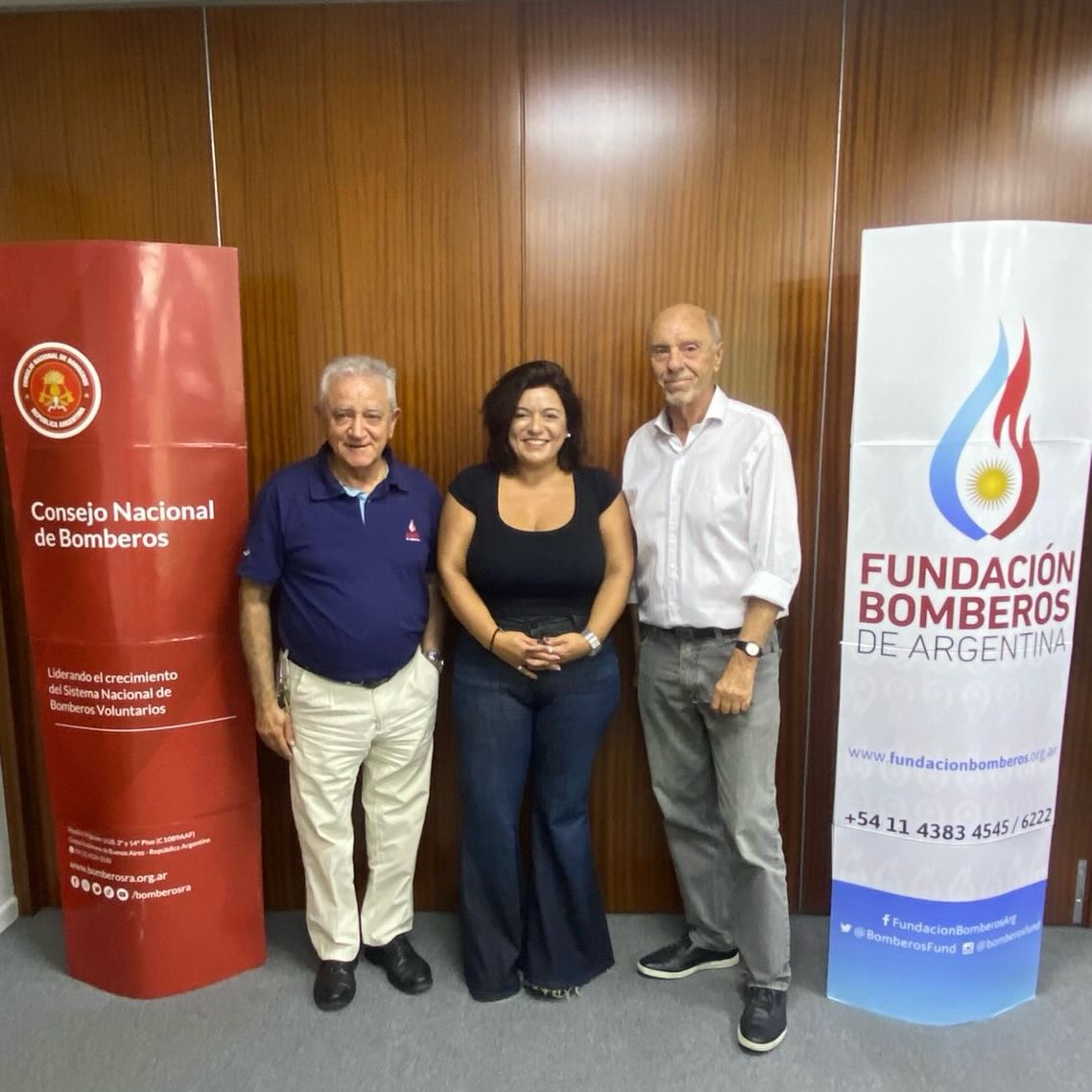 Sabrina Selva continúa trabajando junto a la Fundación de Bomberos