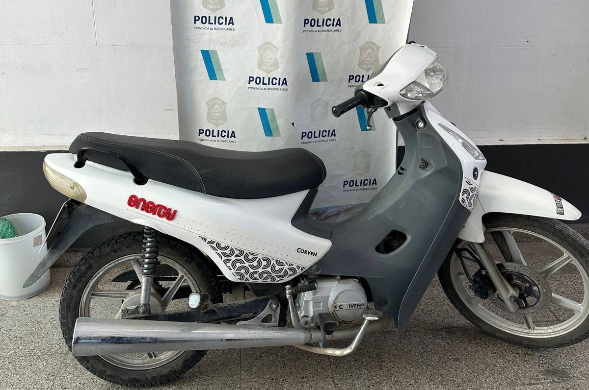 Moto había sido hurtada y fue recuperada