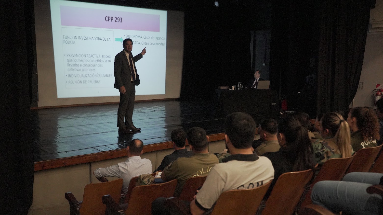 Capacitación sobre preservación de evidencia y procedimiento penal