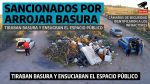 Arrojan basura en lugares prohibidos