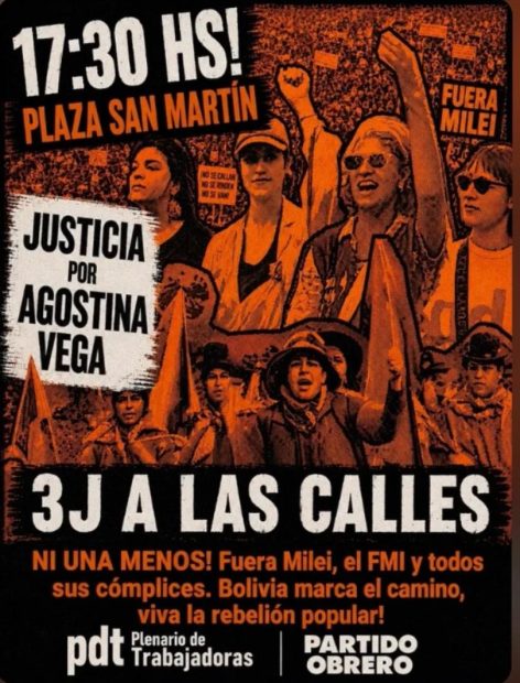 n el marco de una nueva jornada nacional de lucha, el Partido Obrero de Mercedes convocó formalmente a los vecinos, trabajadoras y trabajadores de la ciudad a sumarse a la movilización que se realizará este jueves por la tarde. El punto de encuentro será la emblemática Plaza San Martín, donde se concentrarán diversas organizaciones sociales, estudiantiles y políticas. La convocatoria de este año adquiere una profunda gravedad institucional y social tras el reciente femicidio de Agostina Vega, un caso que ha conmocionado al país entero y reavivado con urgencia el reclamo de "Ni Una Menos". Desde la militancia local enfatizaron la necesidad de ganar las calles de manera masiva para exigir un presupuesto real para la prevención de las violencias, la creación de refugios integrales y el desmantelamiento de las redes de impunidad. "Frente al ajuste que vacía las áreas de asistencia y la desprotección judicial que sufren las mujeres y diversidades cotidianamente, la única garantía de justicia es la organización independiente", señalaron voceros de la organización de izquierda a través de un comunicado. La cita está programada para este jueves a partir de las 17:00 horas en el centro de la plaza principal de Mercedes.