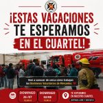 Bomberos abre sus puertas a la comunidad durante las vacaciones de invierno