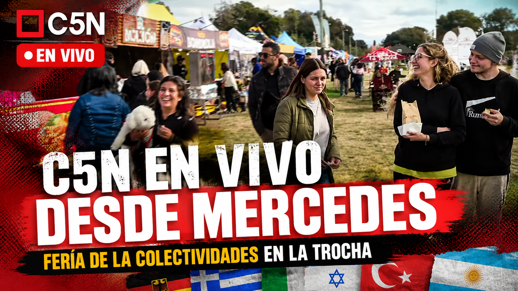 Comenzó el Festival de Colectividades: el C.C. La Trocha se llena de gente, sabores y fiesta popular