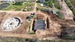 CAF y Comilú junto a equipos municipales recorrieron avance de obras de saneamiento, rio y cloacas