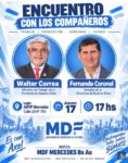 MDF realizará encuentro con la presencia de Walter Correa y Fernando Coronel